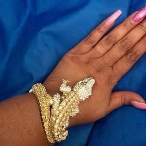 Alligator Bling Out Bracelet